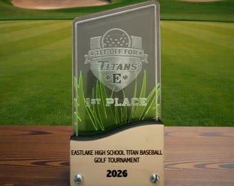 Kundenspezifische Golf-Turnier-Trophäe