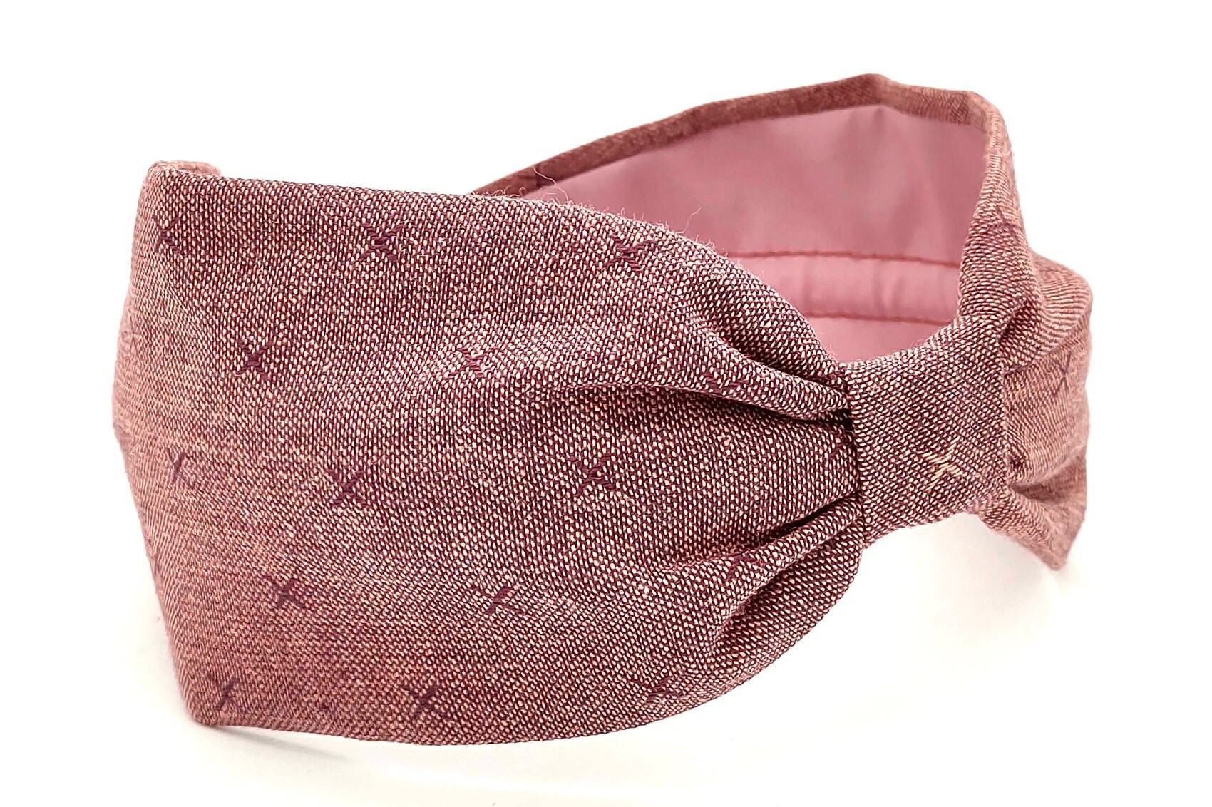 Set of Four Headbands Handmade in the USA Four Headbands, Handcrafted Headband, Woven Fabric Headbands  main image 4