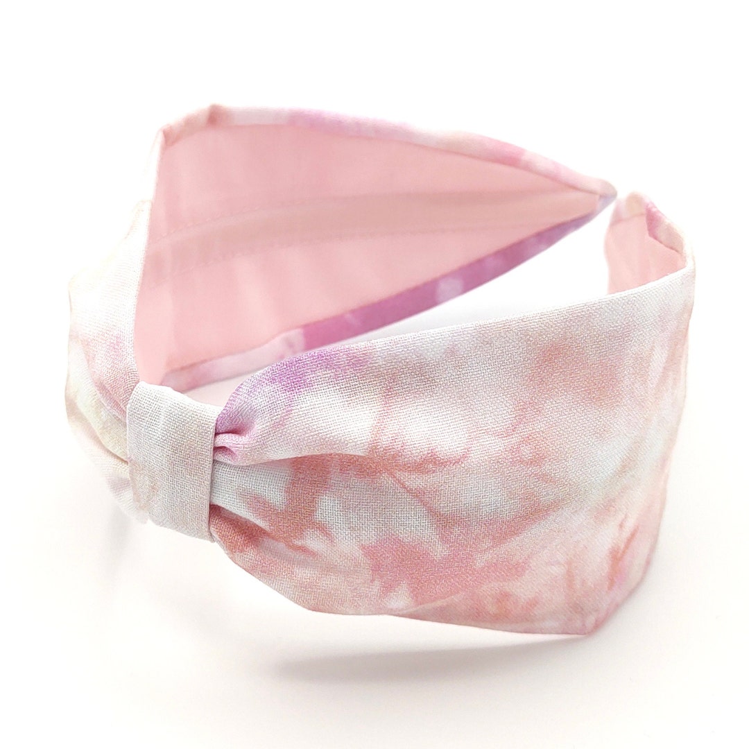 Tie Dye Headband, Tie Dyed Headband, Wide Headband, Wide Cotton