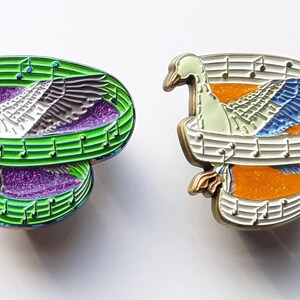 3d Goose notes * set of 2