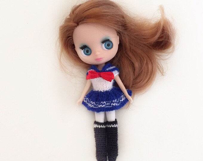 Kawaii Sailor Uniform for Petite Blythe Etsy