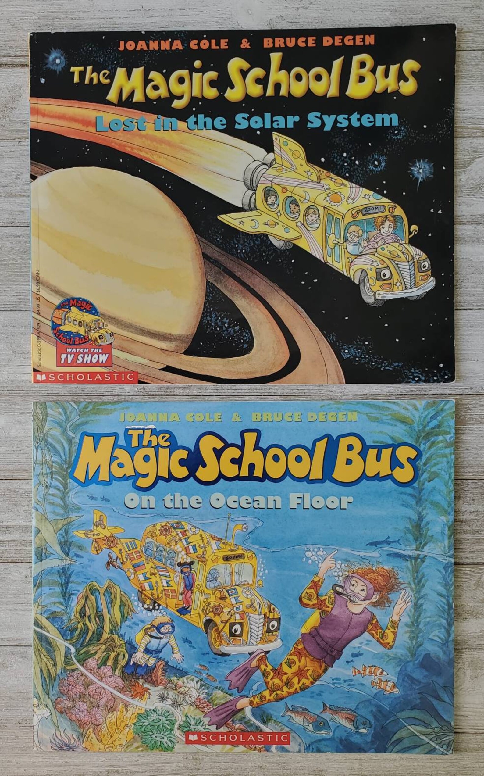 The Magic School Bus Vintage Paperback Books Etsy