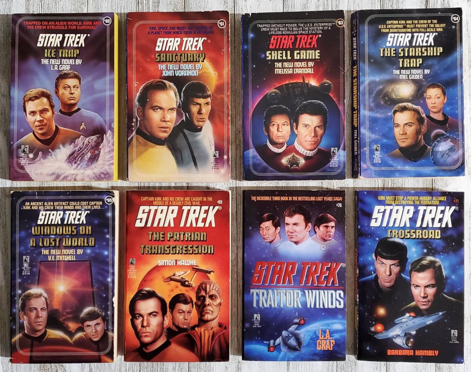 star trek books publication order