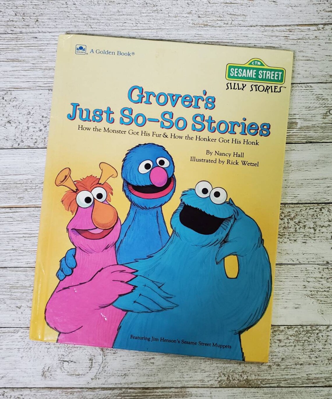 Sesame Street Grover's Just so so Stories 1987 - Etsy