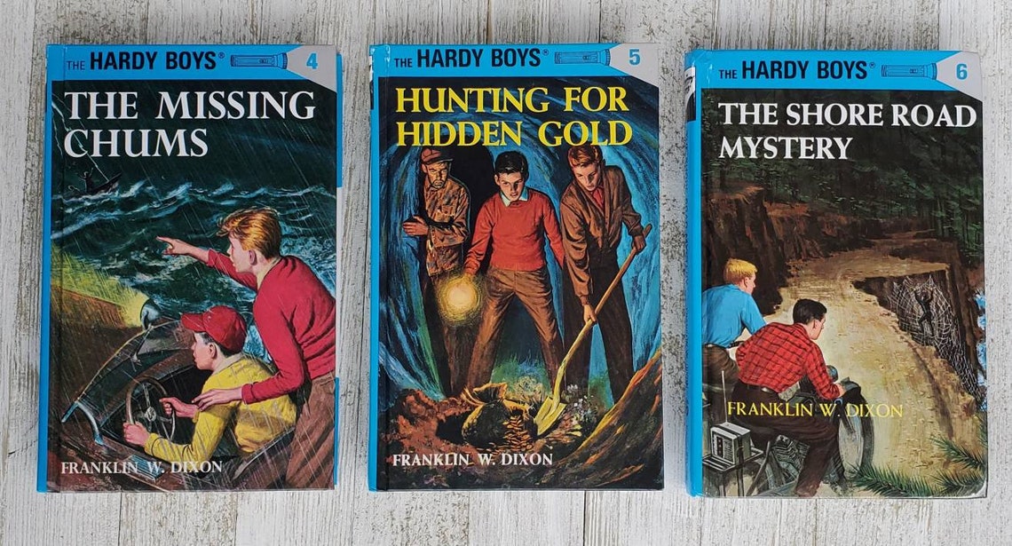 The Hardy Boys Books Vintage Blue Hardcover Choose your Etsy