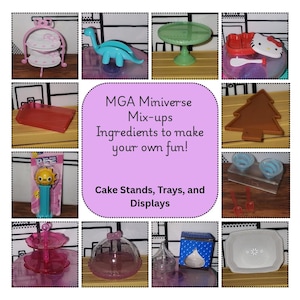 Miniverse を作ろう - (あなたが選ぶ) - ケーキスタンド - トレイ - ディスプレイ!