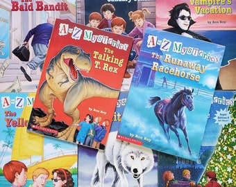 A to Z Mysteries Ron Roy 11 Book Set Lot Softcover Kids Summer