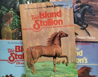 The Black Stallion and The Island Stallion - Vintage Paperback Books (Choose One)