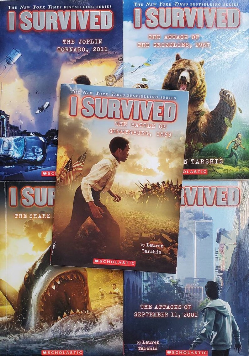 I Survived Books by Lauren Tarshis Bundle of 8 Etsy
