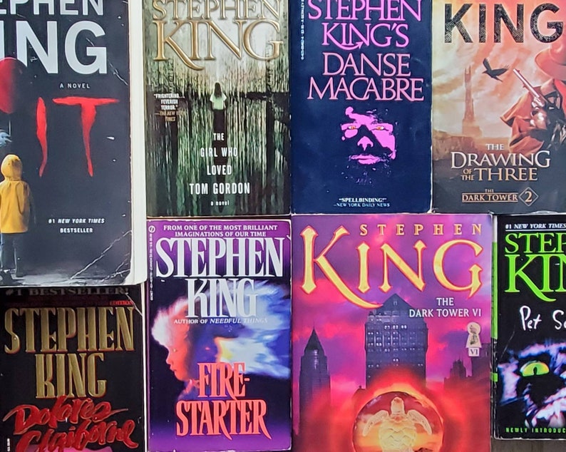 Stephen King Paperback Books choose One Etsy