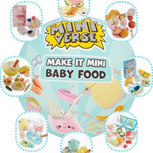 Miniverso - Comida para Bebê - Faça Mini (Você Escolhe)