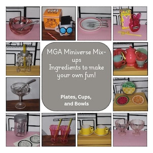 Make It Miniverse - (You Choose) - Dishes, Trays, and Stands