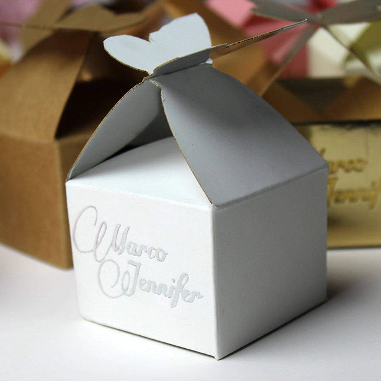 Butterfly Wedding Favor Boxes Butterfly Wedding Favor Box Etsy
