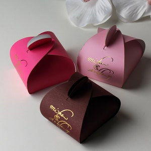 Fuchsia Gift Boxes, Wedding Favor Box, Party Favor Box, Favor Boxes ...