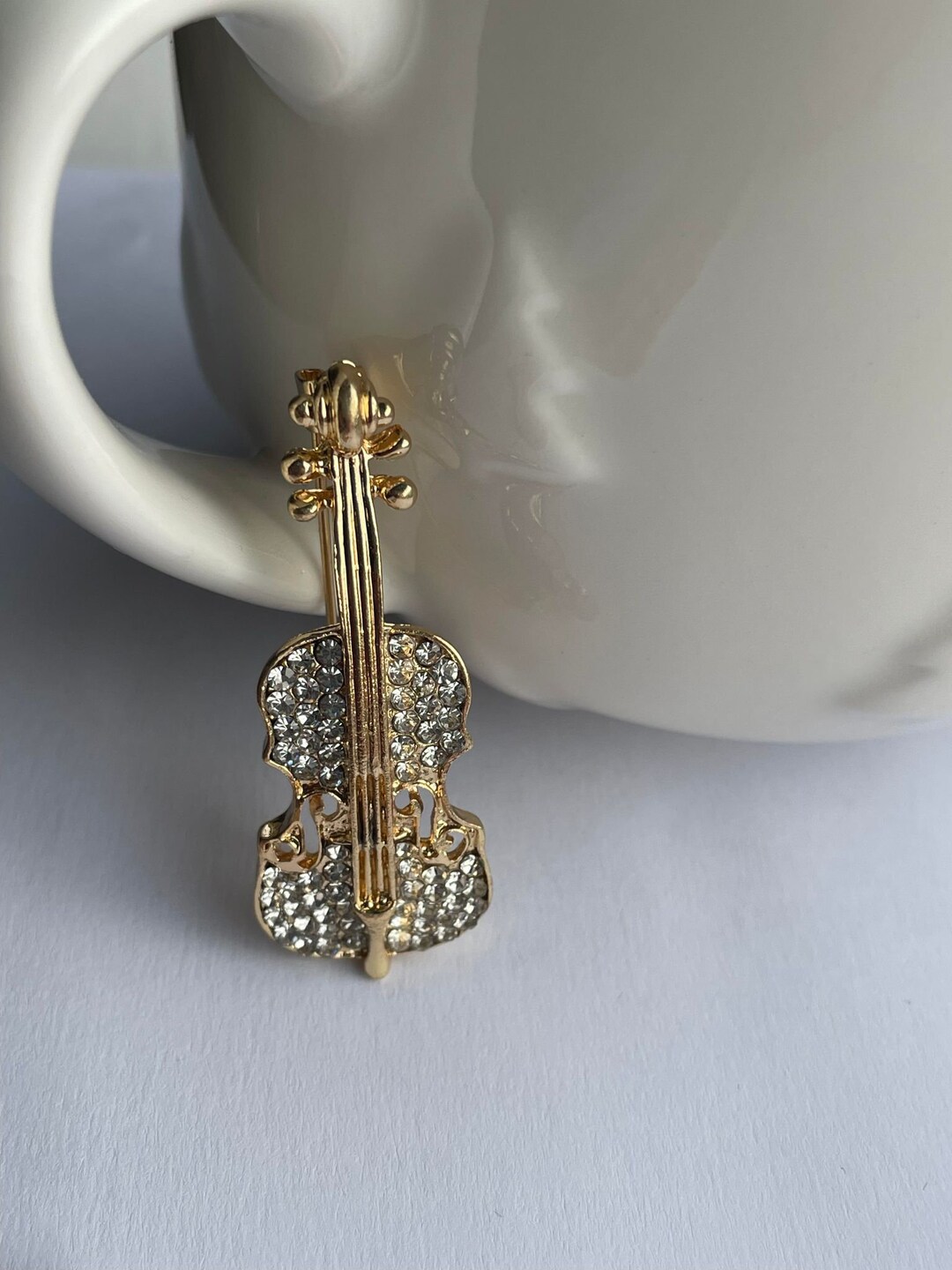 Violin Brooch, Violinist Gift, Violin Brooch Pin, Violin Gift Etsy