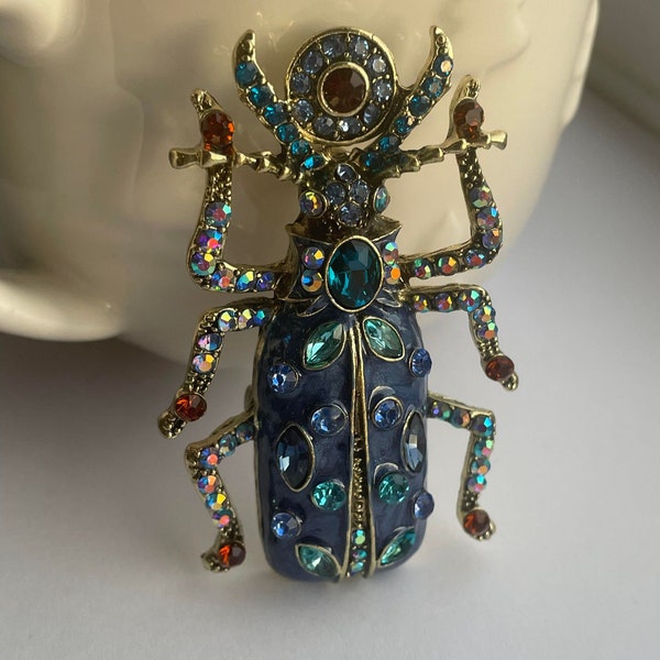 Snowdon Beetle Brooch
