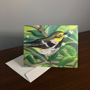 Warbler Note Card (5)