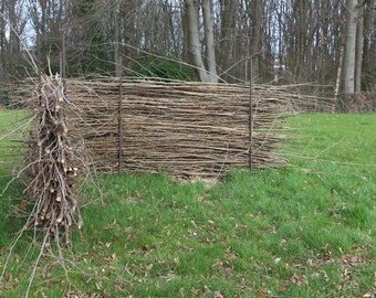 Valla de 1,5 o 1,7 metros, valla de jardín, pantalla de privacidad, marco de cama elevada, cortavientos, borde de cama, jardín de hierbas, accesorios de jardín, bricolaje, jardín rural