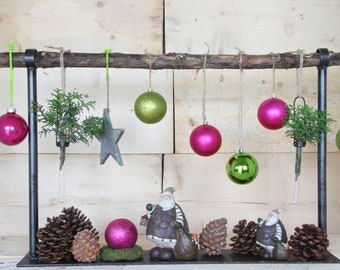 Fensterbanksockel, Fensterdekoration,Naturdekoration,Weihnachten, Adventskalender,Tischdeko,Sideboard,Geschenk,Floristik,DIY,Schmuckständer