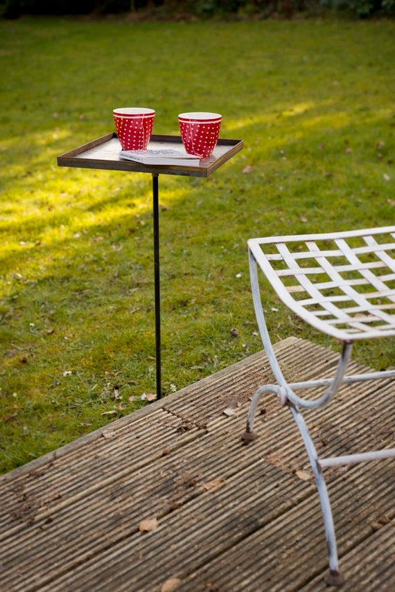 Small iron 2024 garden table