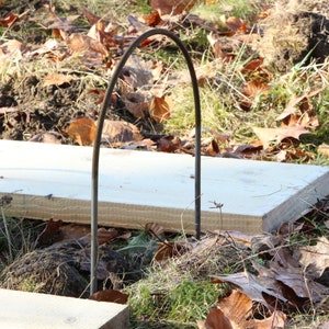 Small tunnel arch 28 x 50 cm, tunnel arches, plant protection, greenhouse, cold frame, cultivation, protecting lettuce, winter protection, polytunnel, DIY