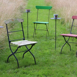 Stecktisch, Tisch für weiche Böden, Gartentisch, Gartenzubehör, Gärtnergeschenk, Kranzhalter, Gartendeko, Garten, Geschenk für Gärtner
