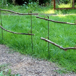 Support pour plantes vivaces, bordure de massif, clôture, décoration naturelle, bricolage, jardinage, jardinage urbain, décoration naturelle, jardin, treillis, aide à l'escalade, cadeau pour maman