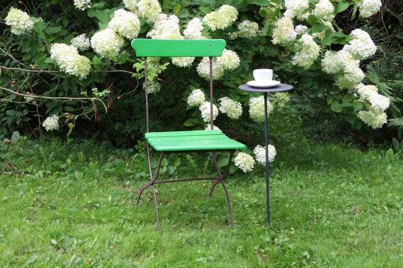 Plug-in table, table for soft floors, garden table, garden accessories, gardener gift, wreath holder, garden decoration, garden, gift for gardener image 5