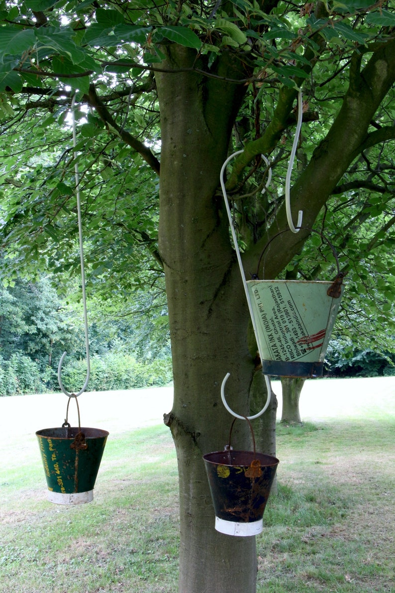 Tree hook, 1.0 meters, garden helpers, harvest helpers, DIY, holder for lantern, tree, holder for bird bath, hook for fat balls, fat balls image 4