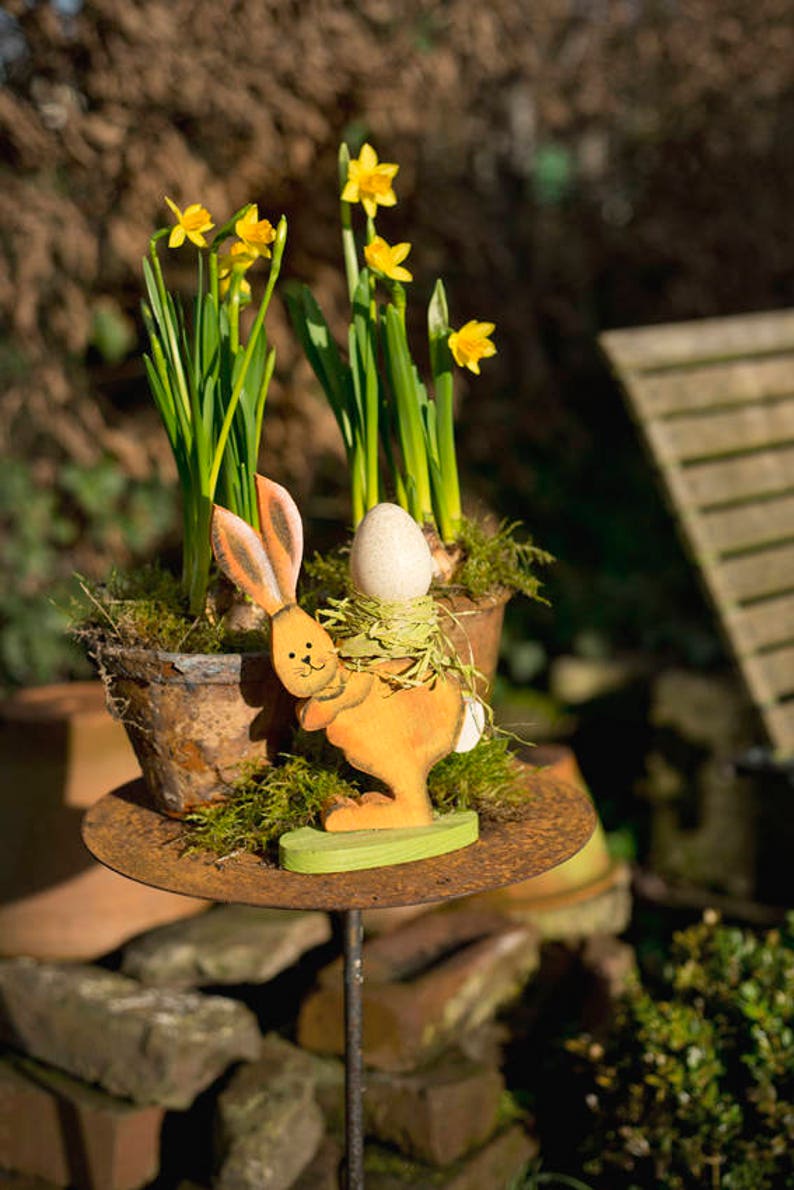 Stecktisch 40 cm Durchm. Beistelltisch Gartentisch Etsy