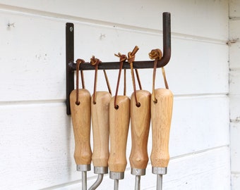 Soporte para herramientas, soporte de pared para herramientas de jardín, jardín, balcón, accesorios de jardinería, almacenamiento de herramientas de jardín, floristería, bricolaje