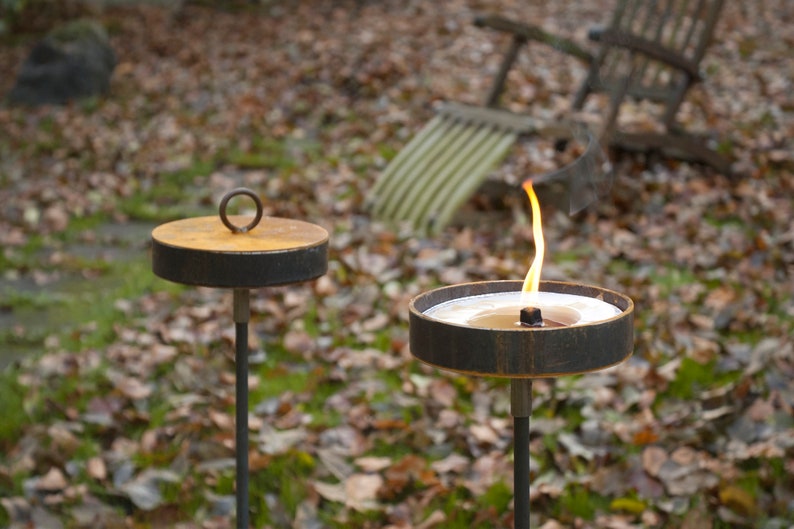 Torch Bowl No. 1 Garden Light Garden Torch Stand for Torch Etsy Denmark