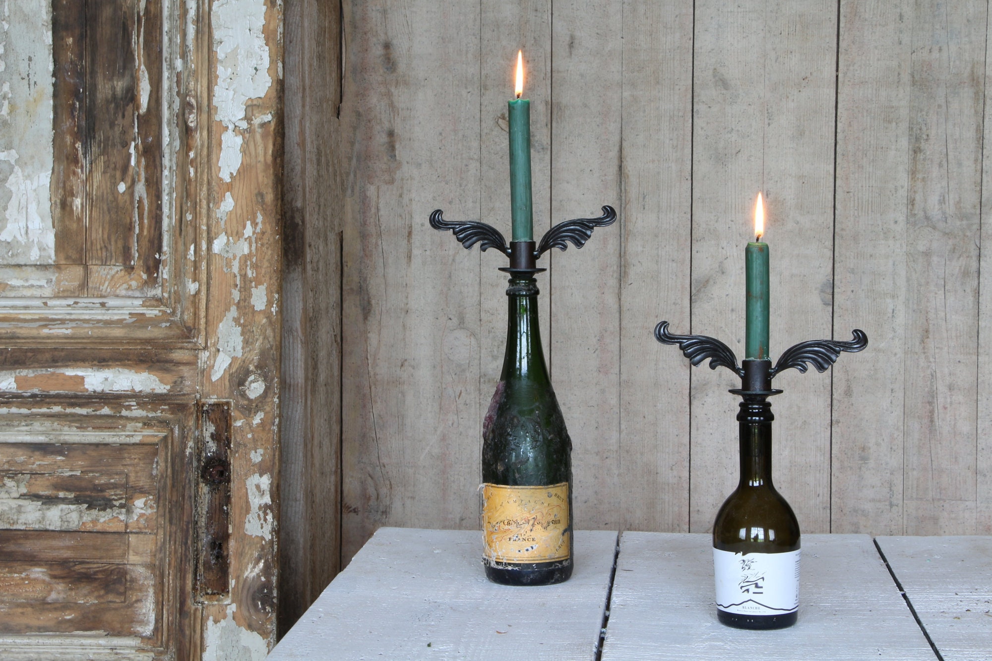 Bottle Candlestick Candlestick Christmas Gift Wine Bottle