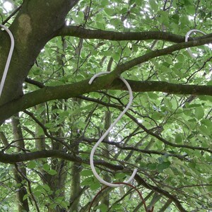 Baumhaken, 1,0 Meter, Gartenhelfer,Erntehelfer,Diy,Halter für Windlicht, Baum, Halter für Vogeltränke, haken für Meisenknödel, Meisenknödel afbeelding 3