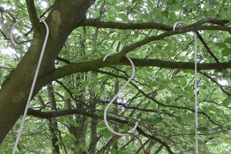 Baumhaken, 1,0 Meter, Gartenhelfer,Erntehelfer,Diy,Halter für Windlicht, Baum, Halter für Vogeltränke, haken für Meisenknödel, Meisenknödel afbeelding 3