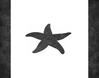 Sea Star Stencil Reusable Mylar Stencil Art Template | FAST SHIPPING