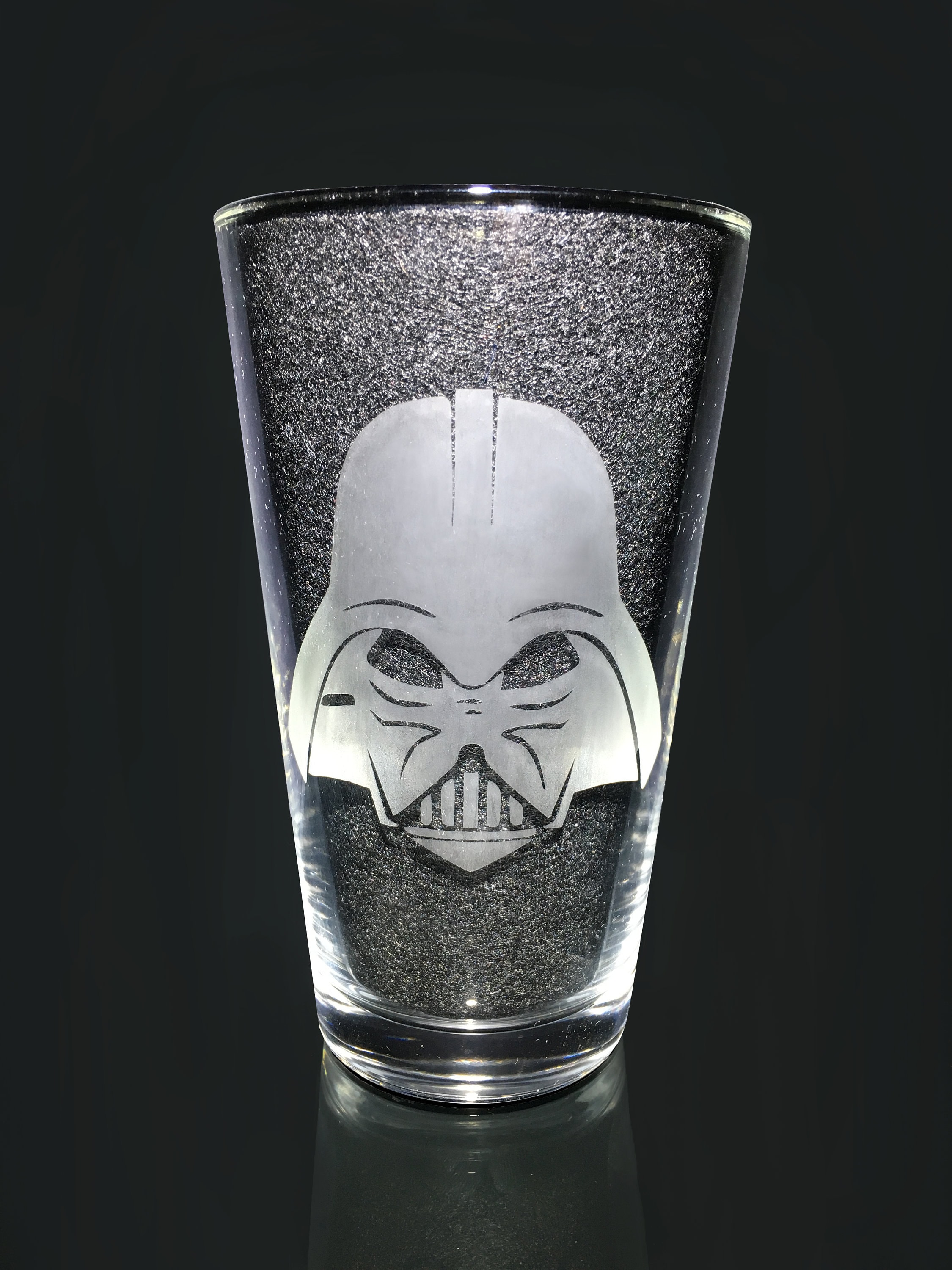 Star Wars™ Darth Vader Etched Whiskey Glasses & Ice Mold Set