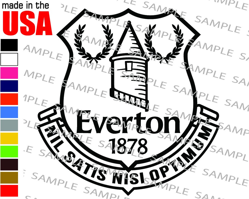 EVERTON F.C. Football Soccer Club cool DieCut Vinyl Decal Etsy