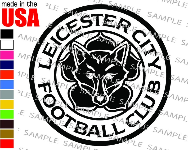 LEICESTER CITY F.C. Football Soccer Club cool DieCut Vinyl Etsy