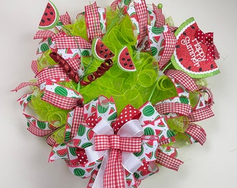 Summer Watermelon Wreath