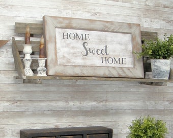 Home Sweet Home Hand-Made Farmhouse Sign