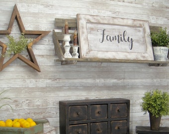Family Hand-Made Farmhouse Sign