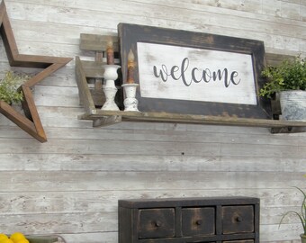 Welcome Hand-Made Farmhouse Sign