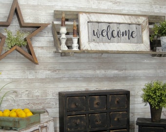 Welcome Hand-Made Farmhouse Sign