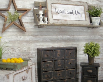 Wash and Dry Hand-Made Farmhouse Sign