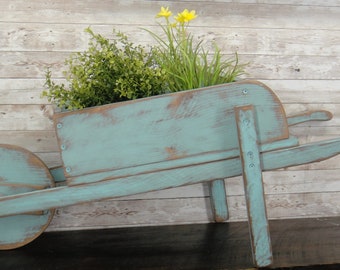 Wheelbarrow Planter Etsy
