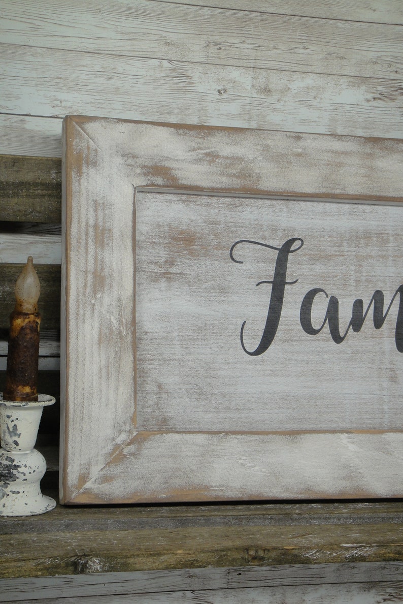 Family Handmade Farmhouse Sign Etsy