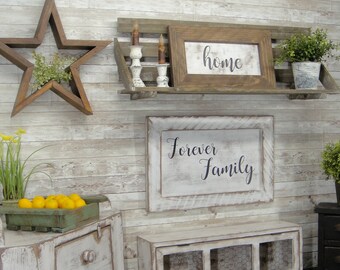 Farmhouse Forever Family Home Sign