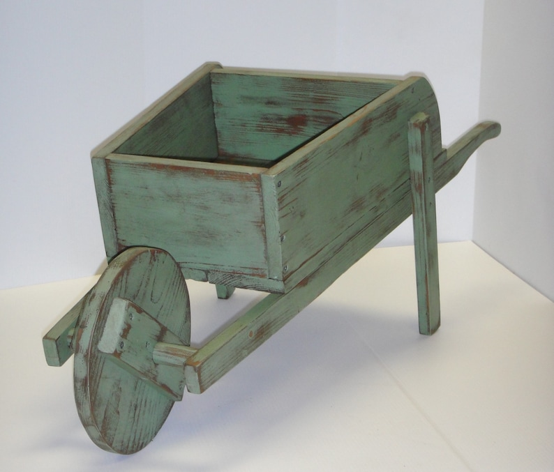 Rustic Decorative Wheelbarrow Planter Etsy Canada