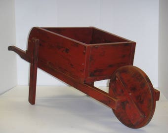 Rustic Decorative Wheelbarrow Planter